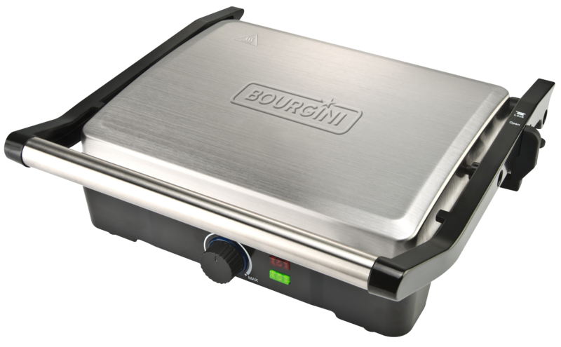 Bourgini Sandwich Maker XXL Zwart