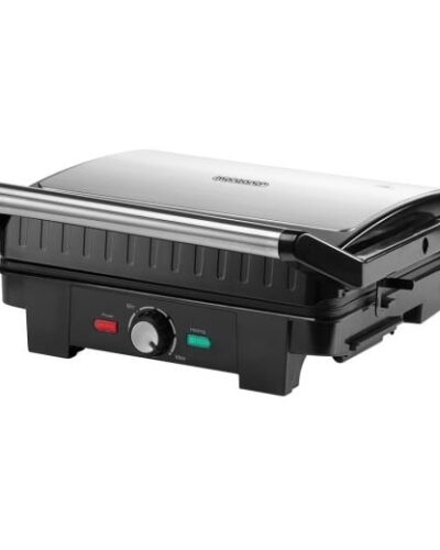 Contactgrill XXL 2200W 34x33,5x13cm zwart roestvrij staal