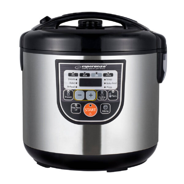 Esperanza EKG011 Multicooker - Elektrische Snelkookpan, Pastakoker, Rijstkoker en Stomer, Stoomkoker - 5L