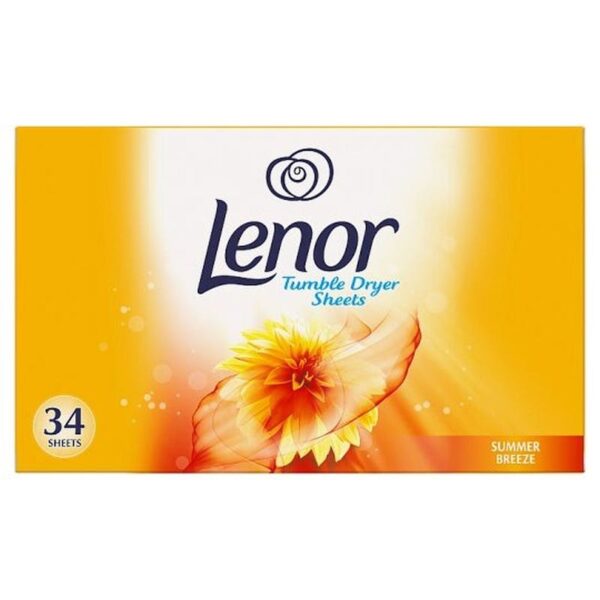 Lenor Tumble Dryer Sheets Summer Breeze 34 st