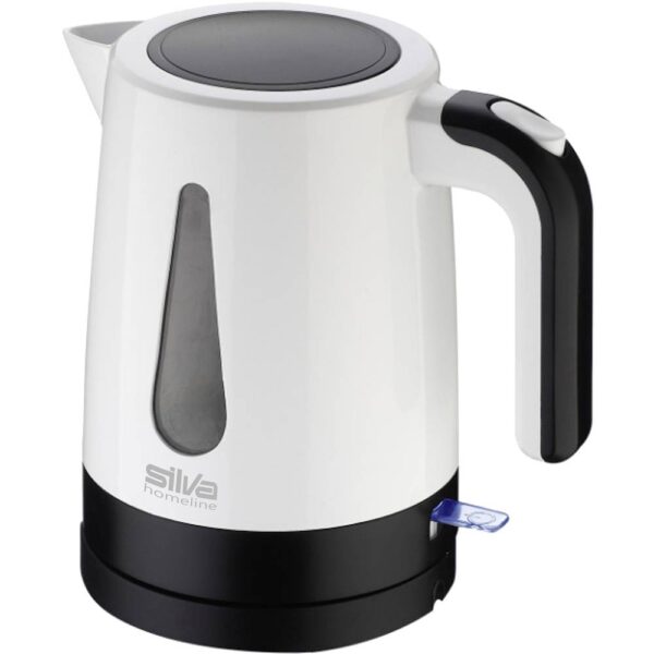 Silva Homeline KL1025 Waterkoker Snoerloos Wit, Zwart