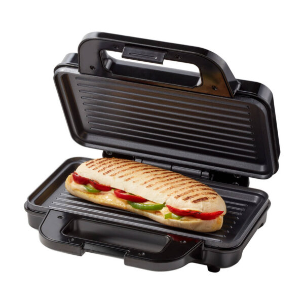 Tomado TGP2001S - Contact grill - Panini grill - Anti aanbaklaag - 900 watt - Zwart/rvs