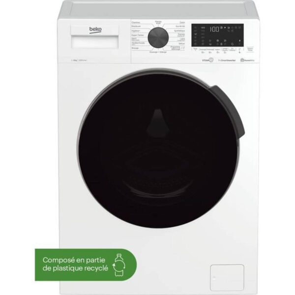 Wasraam Beko WUE8626XBWST - 8 kg - Inductie - L60cm - 1200 tpm - Wit