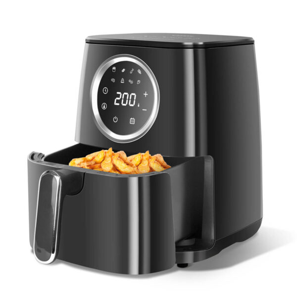 Aigostar Odin 30YCN - Airfryer - Hetelucht Friteuse - 1400W - Zwart