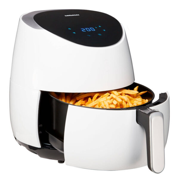 MEDION XXL Airfryer MD 19279, Vetvrij frituren, Digitaal bedieningspaneel, 8 Automatische programma's, 2000W Vermogen