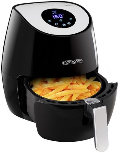 Monzana Airfryer 9-in-1 met touch display 3,6 liter - Zwart