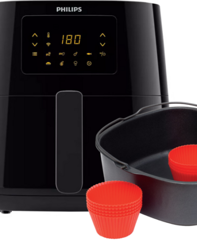 Philips Airfryer XL Connected HD9280/70 + Bakvorm