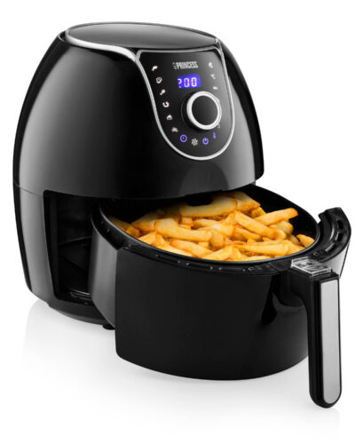 Princess 182055 Digitale Family Airfryer XXL - Heteluchtfriteuse - 5,2 liter - Inclusief bakvorm