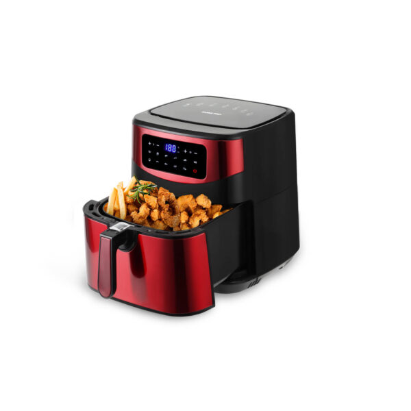 Swiss Pro Digitale Airfryer 10L Rood - 10 Liter