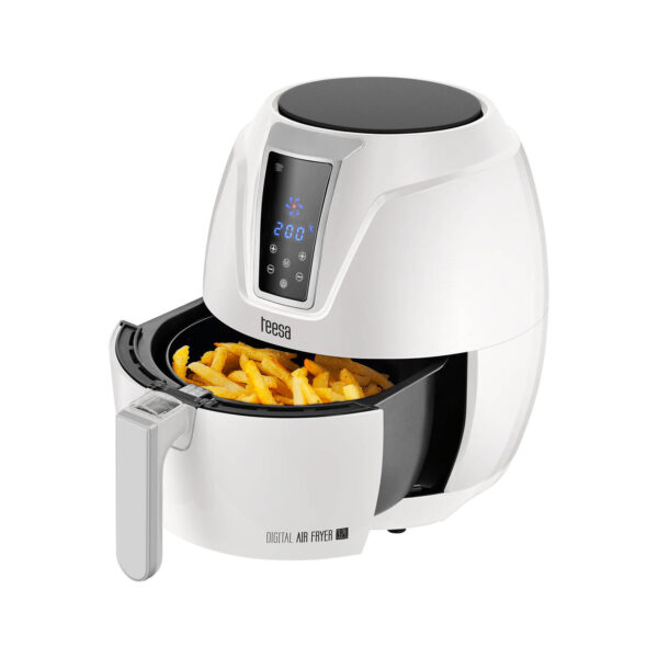 Teesa digitale airfryer / heteluchtfriteuse 3,2 liter wit TSA8046W