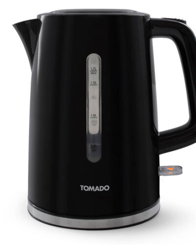 Tomado TWK1701B - Kunststof waterkoker - Zwart - 1,7 liter inhoud - 2200 Watt