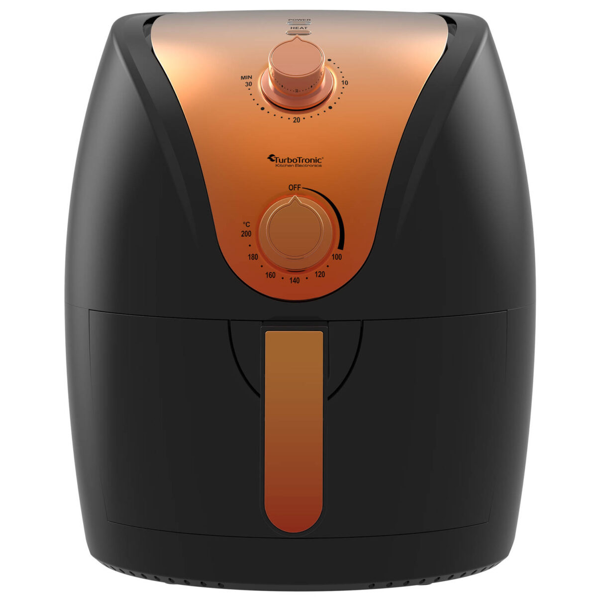 TurboTronic AF9M Airfryer - Heteluchtfriteuse - 3.5 Liter - Zwart